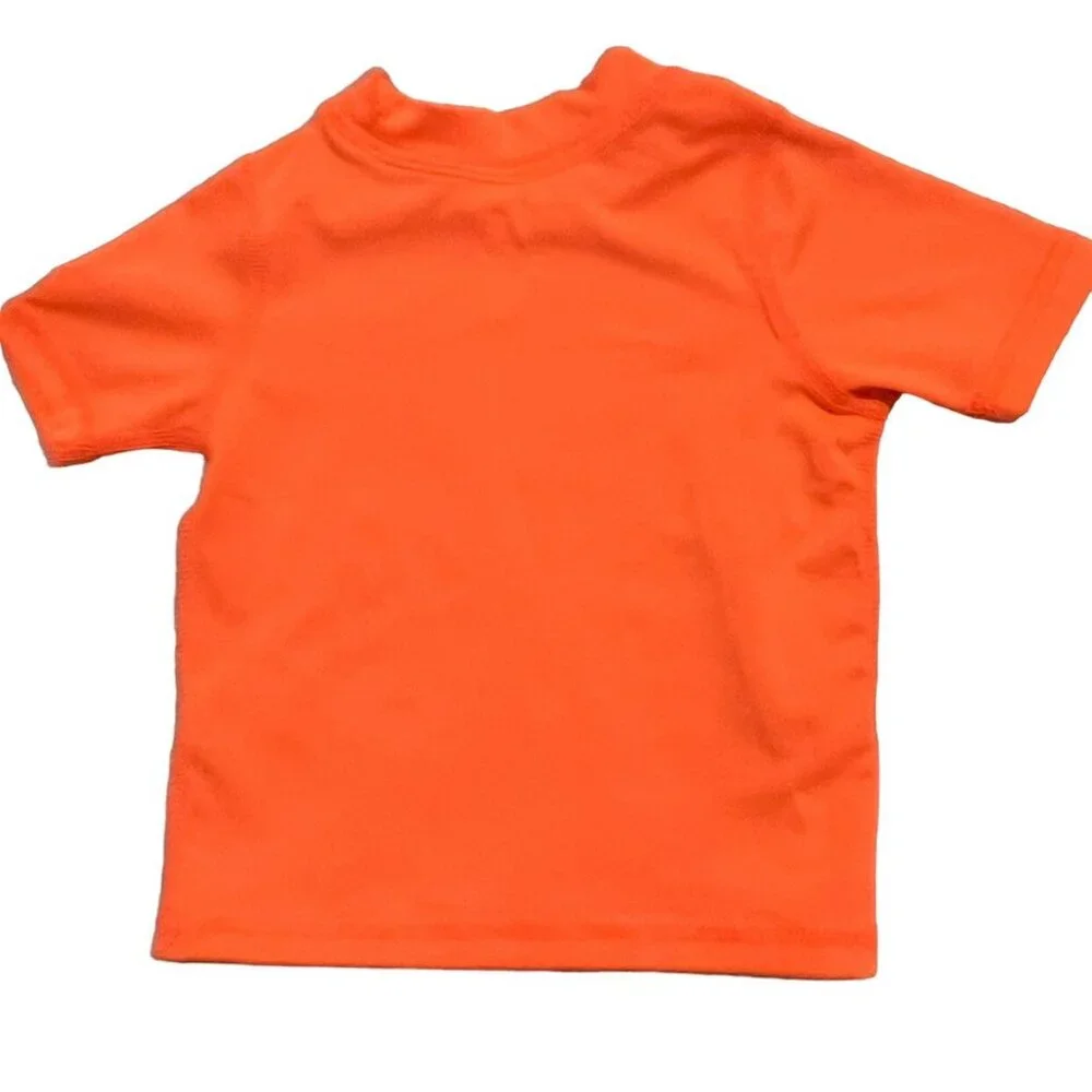 Place Sport 12-18m Bright Orange Swim Rashguard